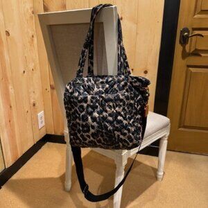 MZ Wallace Animal Print Small Quatro Tote